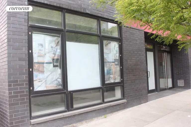 New York City Real Estate | View 214 Green Street, NR1 | Storefront Window and Separate Door | View 2