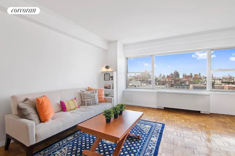 New York City Real Estate | View 33 Greenwich Avenue, 10L | Sun flooded living room | View 3
