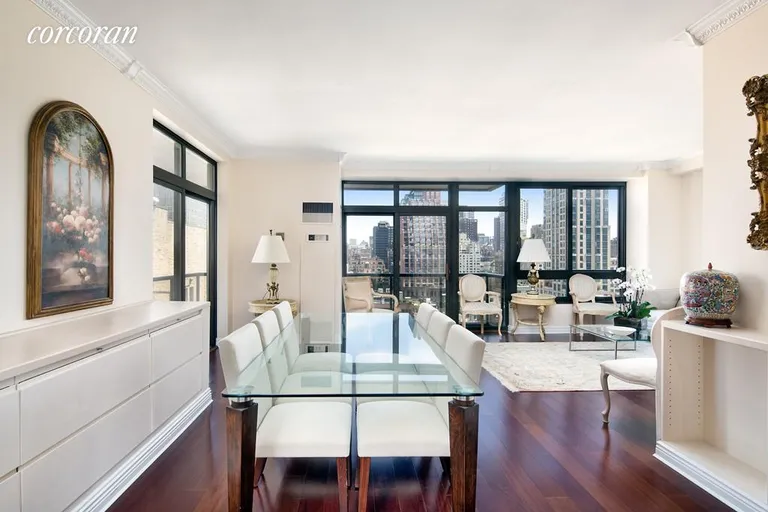 New York City Real Estate | View 100 United Nations Plaza, 17G | 9 Foot Ceilings - Beautiful Wood Floors | View 3