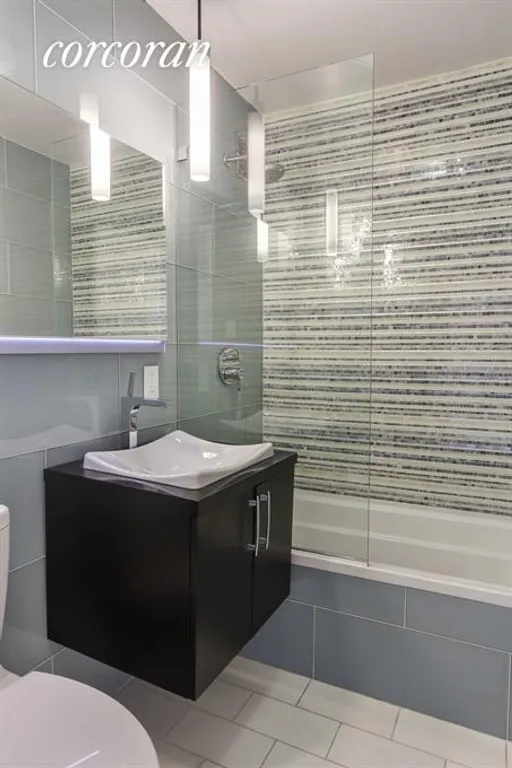 New York City Real Estate | View 115 East 87th Street, 38F | 2nd Bathroom with fabulous details | View 8