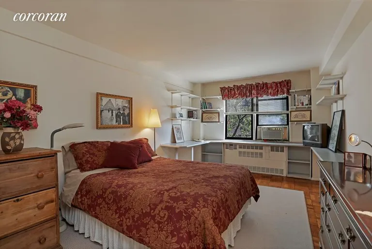 New York City Real Estate | View 241 East 76th Street, 5D | Bedroom with two deep closets...and treetops.. | View 5