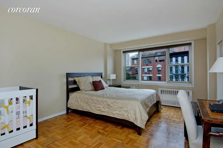 New York City Real Estate | View 2 Charlton Street, 7K | Large Bedroom prior to renovation/temporary wall. | View 5