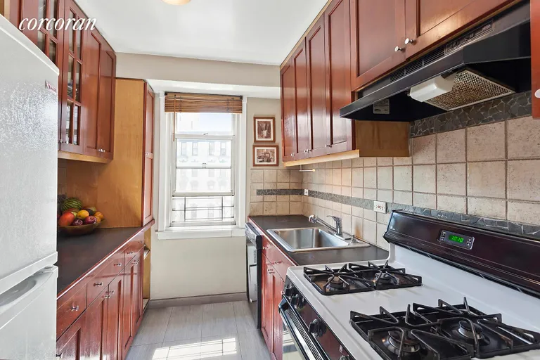 New York City Real Estate | View 2 Charlton Street, 7K | Windowed kitchen with great cabinet space. | View 6
