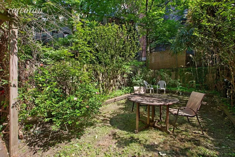 New York City Real Estate | View 286 Saint Johns Place, 1B | Private Back Yard/Garden | View 4