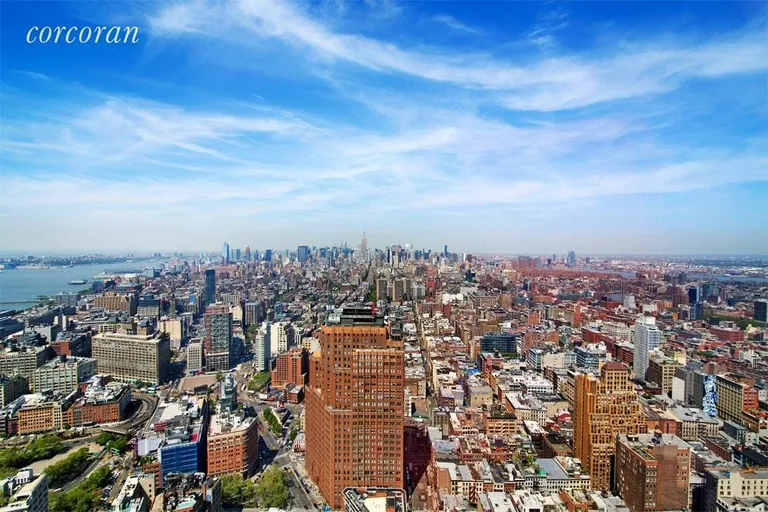 New York City Real Estate | View 56 Leonard Street, PH 52B | River to River Great Room Views | View 11