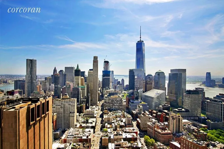 New York City Real Estate | View 56 Leonard Street, PH 52B | Spectacular Master Bedroom Views | View 12