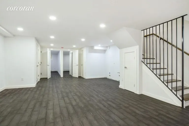 New York City Real Estate | View 704A Evergreen Avenue | Finished Basement w/ 2 additional rooms, bathroom  | View 4
