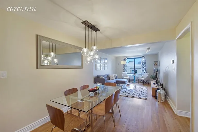 New York City Real Estate | View 45 Overlook Terrace, 6B | Dining Room and Living Room | View 2