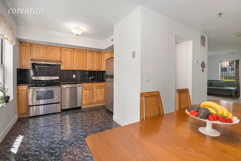 New York City Real Estate | View 353 Grand Avenue, B | Eat-in Kitchen with Dinning Area | View 2