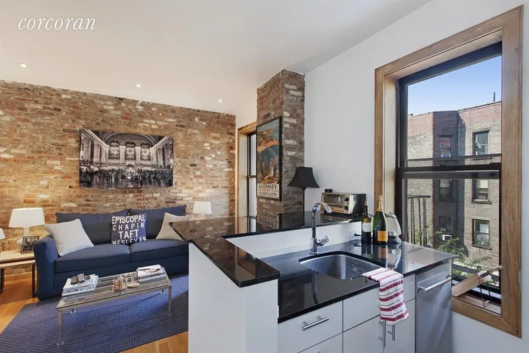 New York City Real Estate | View 72 Thompson Street, 4A | Kitchen / Living Room | View 2