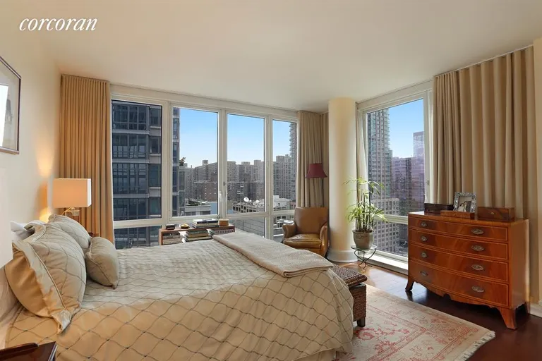 New York City Real Estate | View 60 Riverside Boulevard, 1902 | Large Corner Master Bedroom with Great Views | View 3