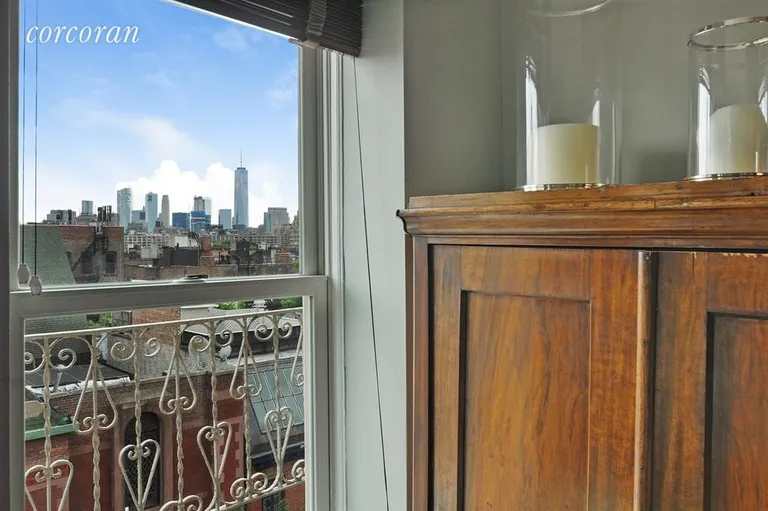 New York City Real Estate | View 237 West 11th Street, 6A | The view south from the Living Room | View 2