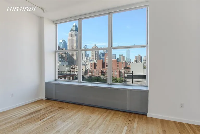 New York City Real Estate | View 419 West 55th Street, 6A | High Ceilings with stunning open views!  | View 2