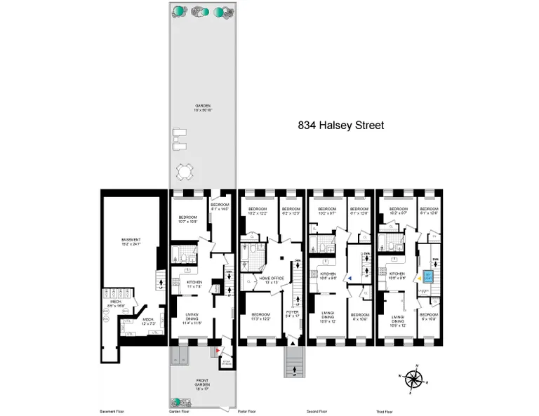 834 Halsey Street | floorplan | View 12