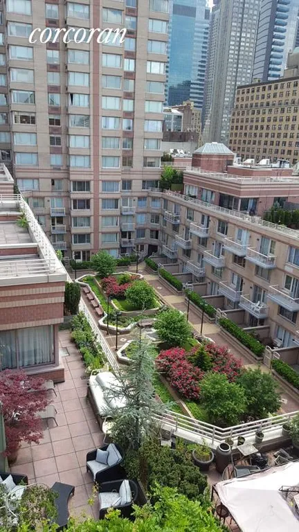 New York City Real Estate | View 350 West 50th Street, 3HH | Landscaped central courtyard | View 6
