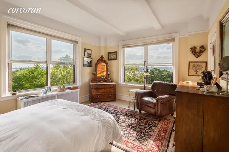 New York City Real Estate | View 300 Riverside Drive, 6A | Corner Master Bedroom | View 2