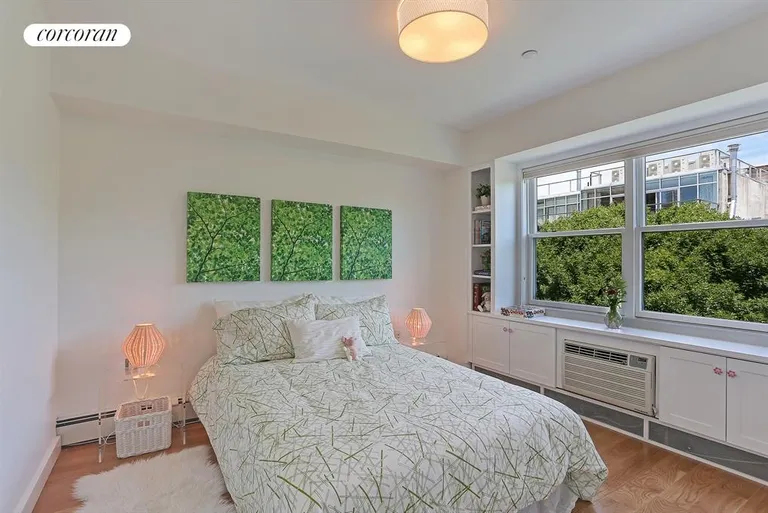 New York City Real Estate | View 30 Garfield Place, 2W | 3rd Corner Bedroom with Custom Shelving | View 6