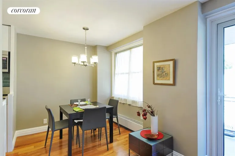 New York City Real Estate | View 303 West 66th Street, 2KW | Opens both to Kit, LR & Balcony = easy entertainig | View 3