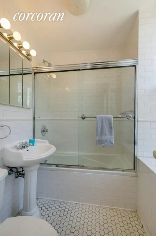 New York City Real Estate | View 100 West 119th Street, 2B | Master Bathroom | View 6