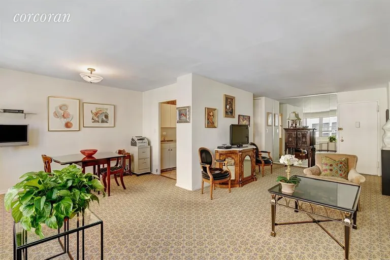 New York City Real Estate | View 201 East 66th Street, 9P | Living Room | View 2