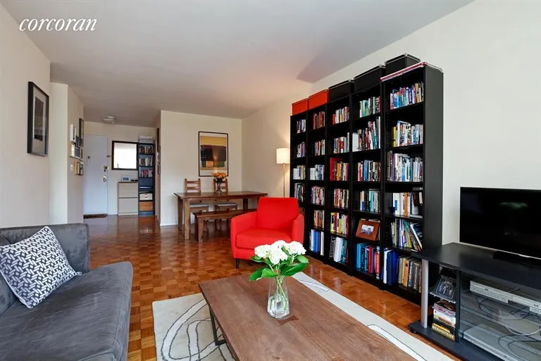 New York City Real Estate | View 308 West 103rd Street, 9F | Large living room with dining area | View 2