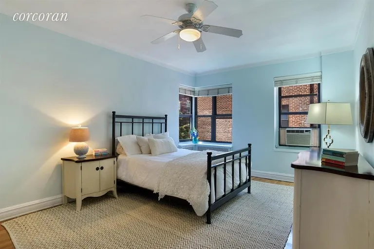 New York City Real Estate | View 230 Park Place, 6N | King-Sized Master Bedroom With Corner Windows | View 5