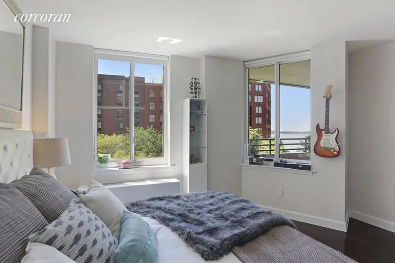 New York City Real Estate | View 333 Rector Place, 609 | Master Bedroom 2 | View 6