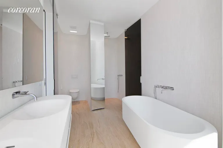 New York City Real Estate | View 56 Leonard Street, 24A WEST | Master Bathroom | View 7