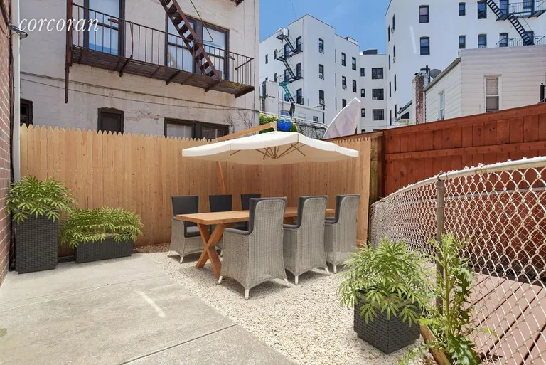 New York City Real Estate | View 224 97th Street | Backyard - Vitually Staged | View 4