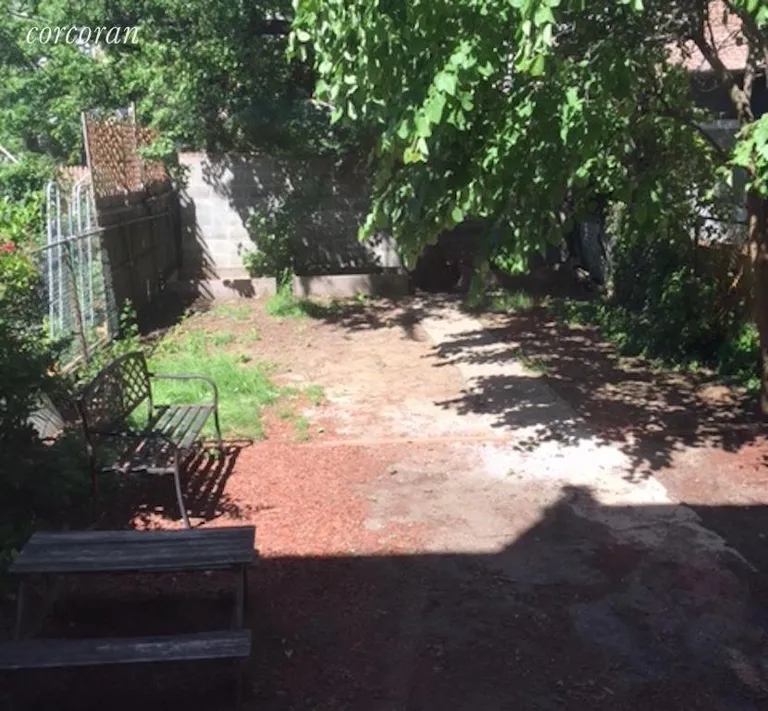 New York City Real Estate | View 279 23rd Street, 1 | LARGE back Garden | View 6