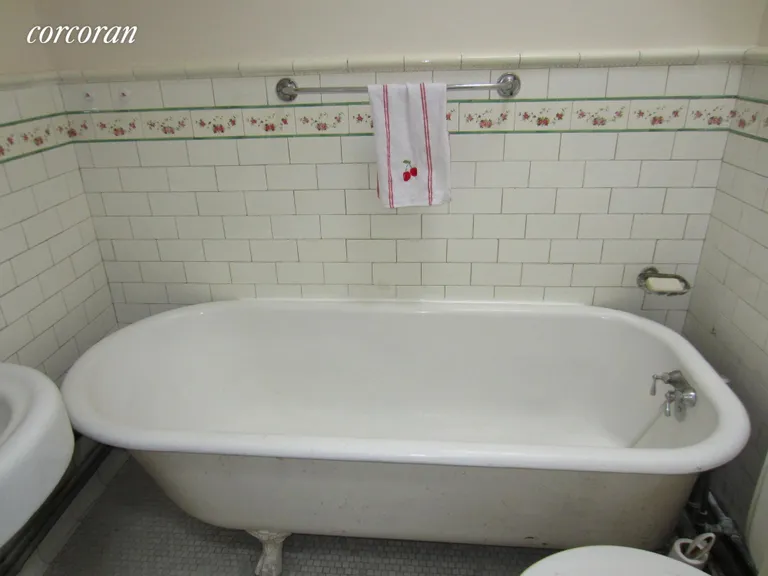 New York City Real Estate | View 36 Downing Street | Darling Retro Bath | View 9