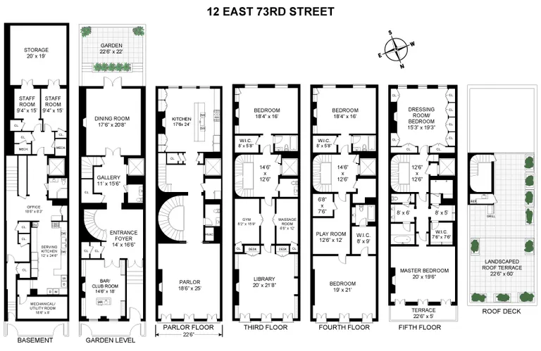 12 East 73rd Street | floorplan | View 15