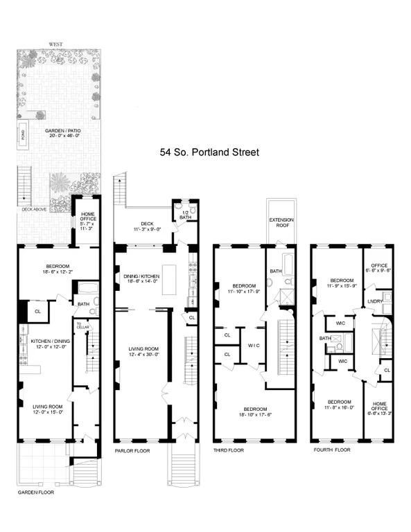 54 S Portland Avenue | floorplan | View 20