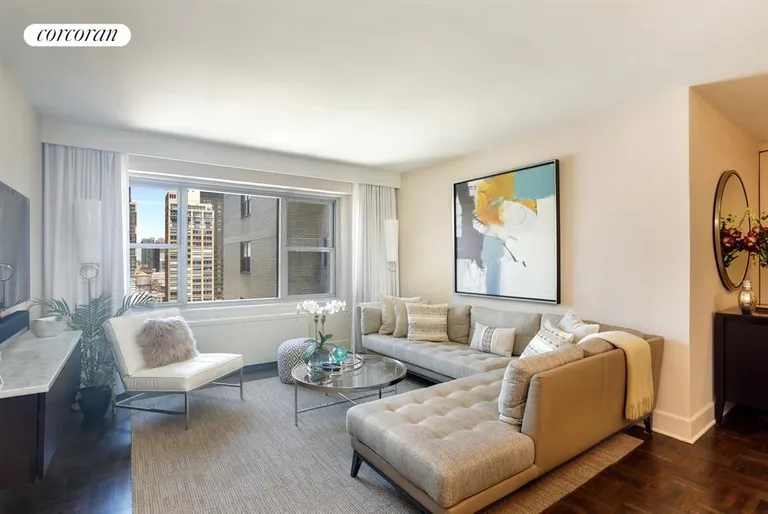New York City Real Estate | View 400 East 56th Street, 26E | 2 Beds, 1 Bath | View 1