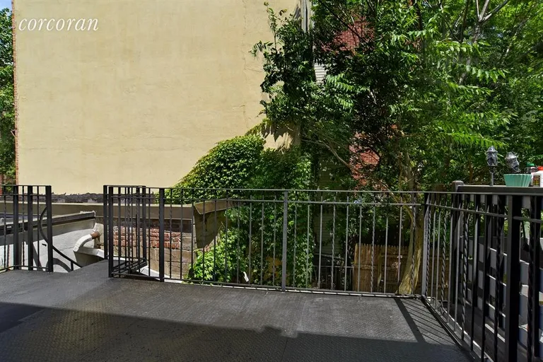 New York City Real Estate | View 757 Marcy Avenue | Terrace off Parlor Floor.  | View 6