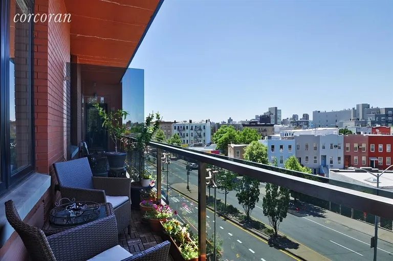 New York City Real Estate | View 12 McGuinness Blvd S, 4B | Terrace/Balcony | View 9