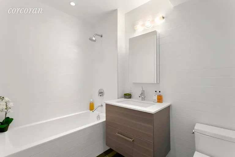 New York City Real Estate | View 701 Union Street, 4A | Bathroom with clean and modern design | View 4