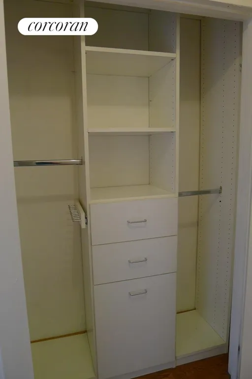 New York City Real Estate | View 382 Central Park West, 8G | Closet storage! | View 4