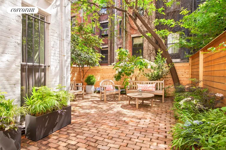 New York City Real Estate | View 48 West 70th Street | Planted Garden | View 12