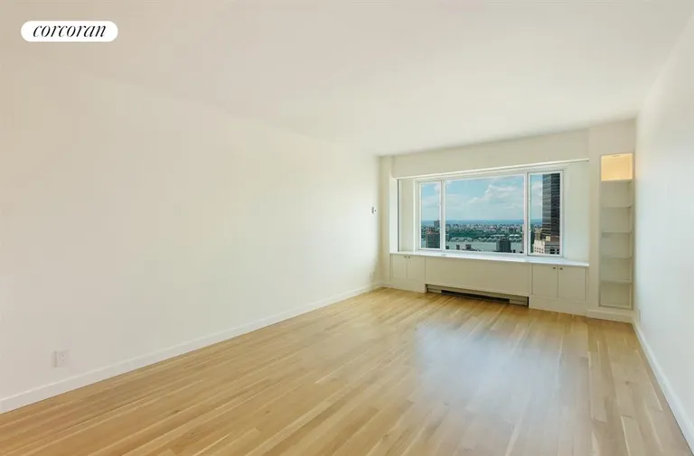 New York City Real Estate | View 20 West 64th Street, 40H | Living Room With great Views. | View 4