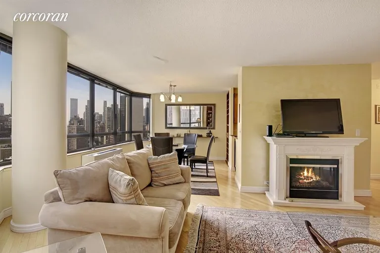 New York City Real Estate | View 630 First Avenue, 25E | Living Room | View 2