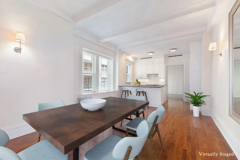 New York City Real Estate | View 215 West 88th Street, 8H | Large Dining Room opens to kitchen | View 2