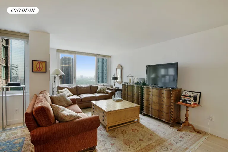 New York City Real Estate | View 322 West 57th Street, 53MI | Living Room | View 7