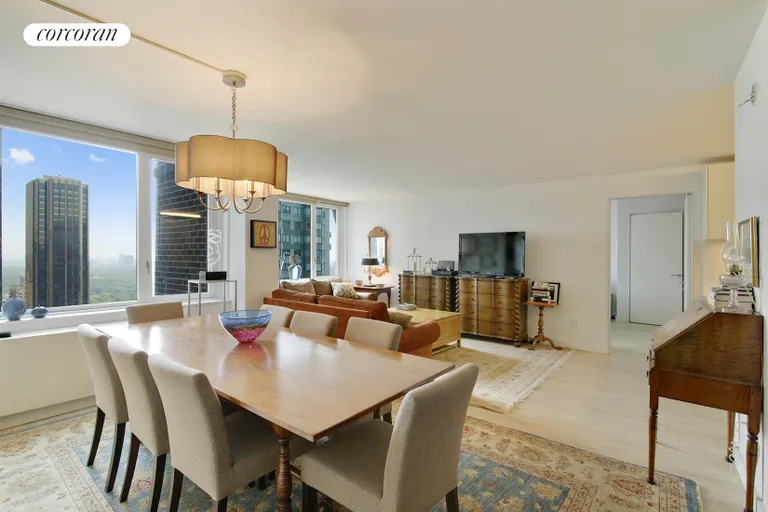 New York City Real Estate | View 322 West 57th Street, 53MI | Dining Room | View 10