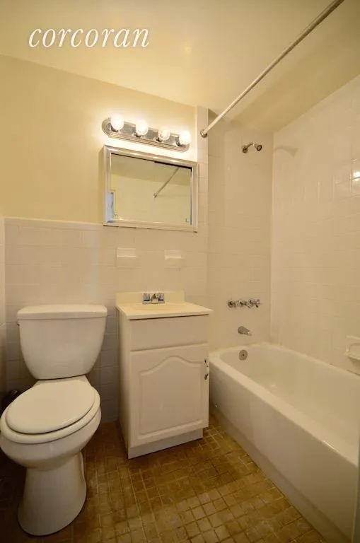 New York City Real Estate | View 222 East 75th Street, 6D | White Tiled Bathroom!  | View 5