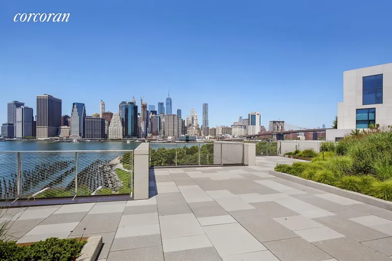 New York City Real Estate | View 130 Furman Street, S406 | Roof Deck | View 9