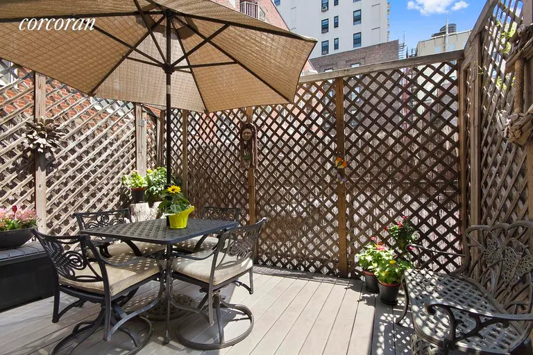 New York City Real Estate | View 170 West 23rd Street, 2Y | Private sun-filled terrace3 | View 4