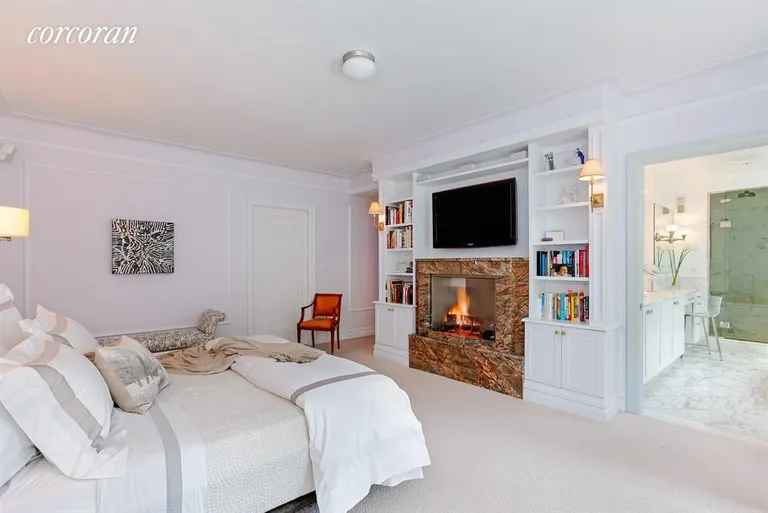 New York City Real Estate | View 161 West 75th Street, 2/3D | Massive Master Suite with Marble Fireplace | View 5