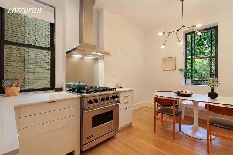 New York City Real Estate | View 35 Clark Street, A1 | Kitchen with dining area | View 2