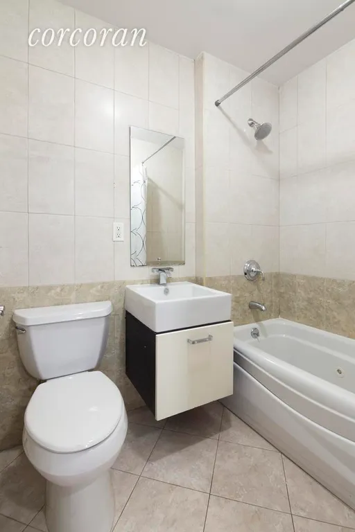 New York City Real Estate | View 480 State Street, 1S | Main Bath with Whirlpool Tub | View 8